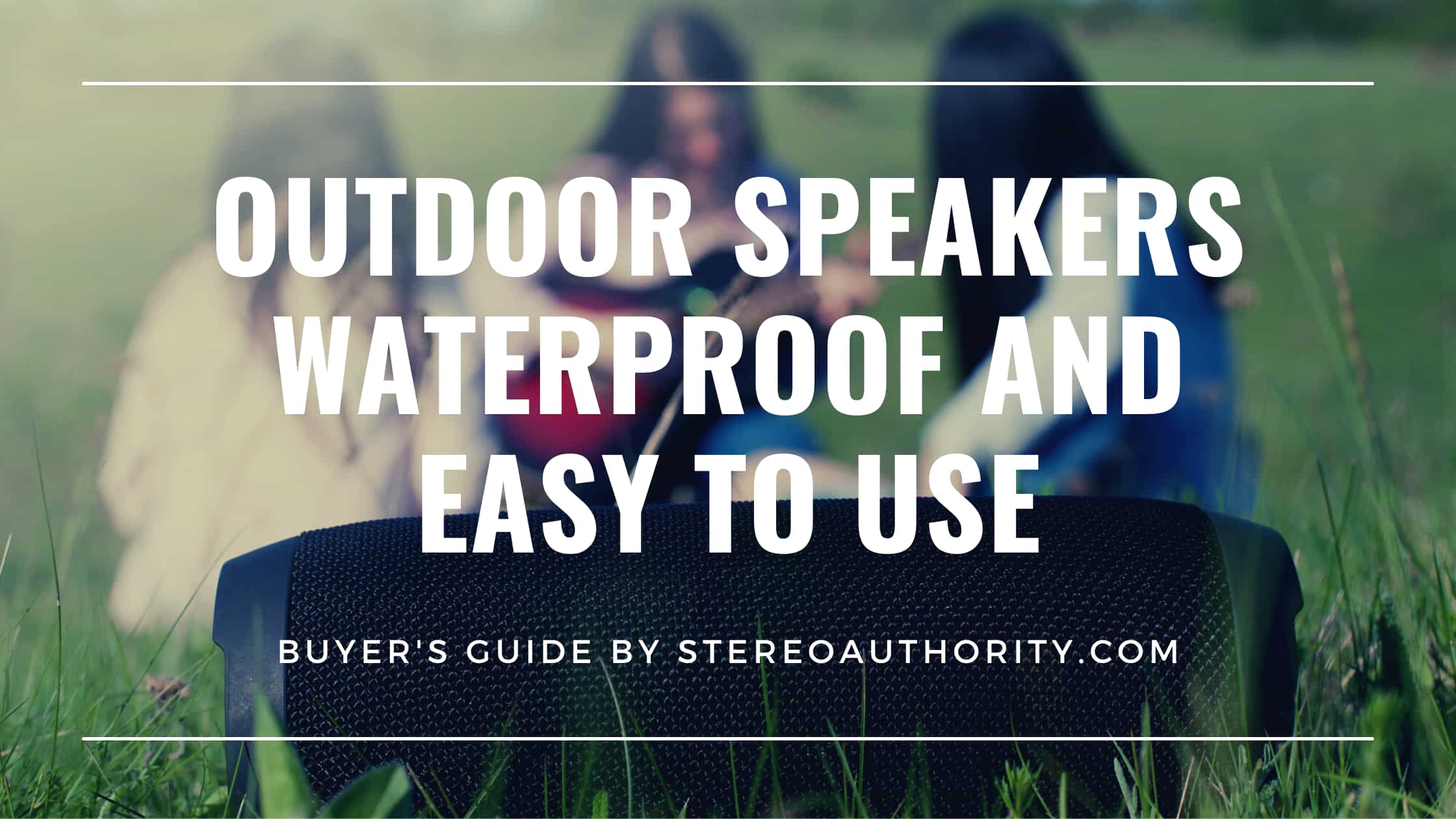 Outdoor Speakers Waterproof and Easy To Use